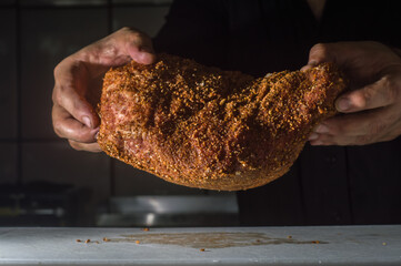 meat with the name of 