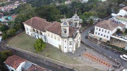 Fototapeta na wymiar Centro Histórico de Ouro Preto, Minas Gerais, Brasil
