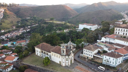 Fototapeta na wymiar Centro Histórico de Ouro Preto, Minas Gerais, Brasil