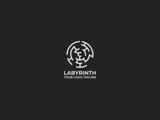 Obraz premium Labyrinth Logo Design for Company