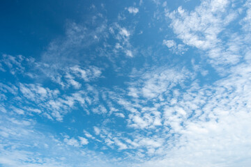 Naklejka na ściany i meble blue sky and white clouds.