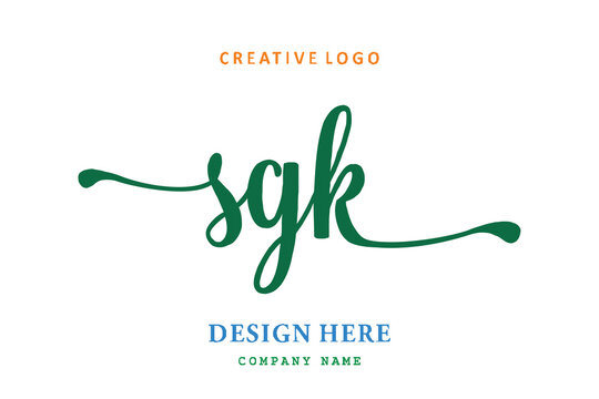 SGK lettering logo is simple, easy to understand and authoritative
