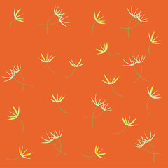 seamless pattern with leaves