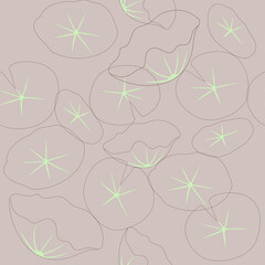 seamless background with flowers