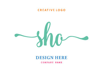 SHO lettering logo is simple, easy to understand and authoritative