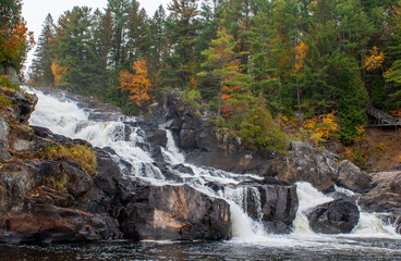 Waterfall Regional Park, Sainte-Beatrix, Quebec, Canada