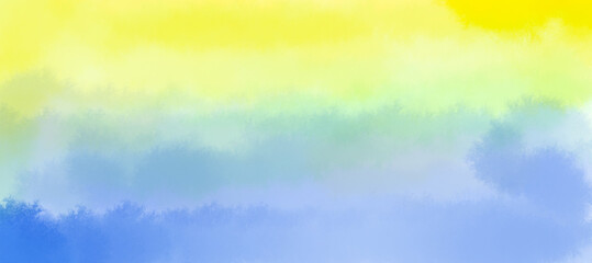 Abstract colorful watercolor for background