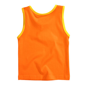 With these Back View Impressive Baby Tank Top Mockup In Flame Orange Color you don’t have to wait for your brand artwork to be done. Add your graphic into this HD Mock-up..