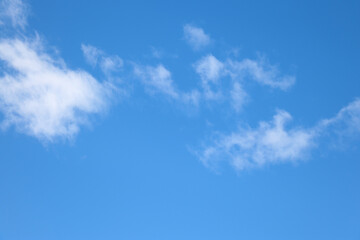 blue sky with clouds