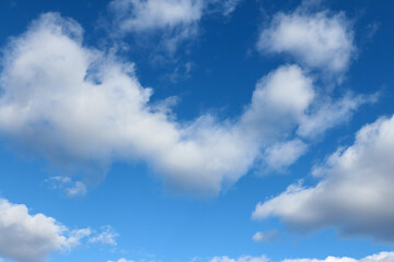 blue sky with clouds