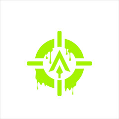 Target Logo Archery Sport Design Template
