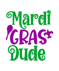 Fototapeta premium Mardi gras SVG Cut file