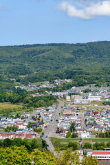 Fototapeta na wymiar 北海道　元炭鉱の町赤平市を望む 
