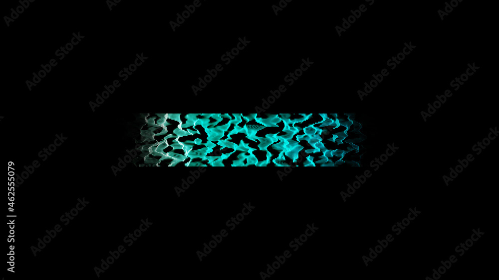 Aufkleber black minimalistic background in blue center rectangles. particle rectangle