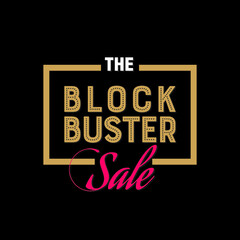 Creative Design of The Blockbuster Sale Template | The Blockbuster Sale Banner Design