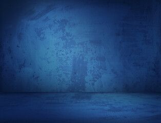 blue concrete background
