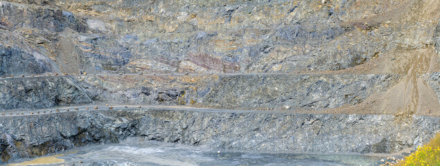 open pit mine