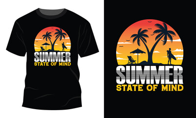 Summer State Of Mind T Shirt 