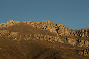 Mountains in North Ossetia, Russia