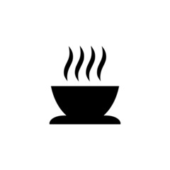 Hot drink icon isolated on white background