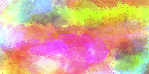 Watercolor painted background. Abstract Illustration wallpaper. Brush stroked painting. 2D Illustration.