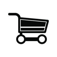 E-Commerce. Vector illustration of E-commerce icon, menu sign for payment via digital wallet. Isolated on a blank background which can be edited and changed colors.