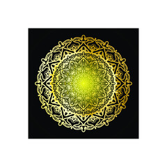 Vector round abstract circle. Mandala style
