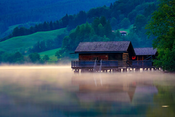 Fototapeta premium Seeherbst Schliersee