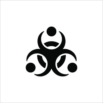 recommend clip art: Radioactivity icon in trendy flat style isolated on white background. Symbol for your web site design, app, UI. Vector illustration on white background, EPS 10