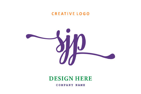 SJP lettering logo is simple, easy to understand and authoritative