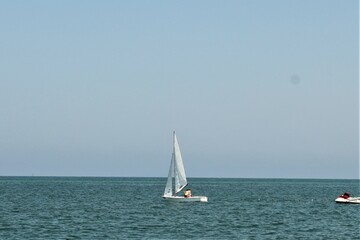 sailboat on the sea