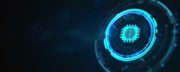 Internet of things - IOT concept. Businessman offer IOT products and solutions. 3d illustration