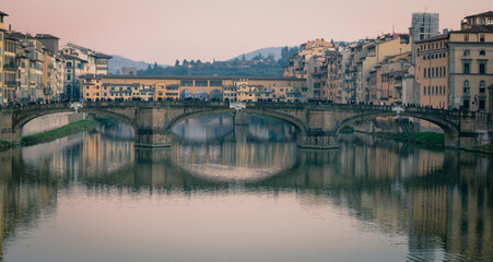 Fototapeta premium View of Florence in the evening