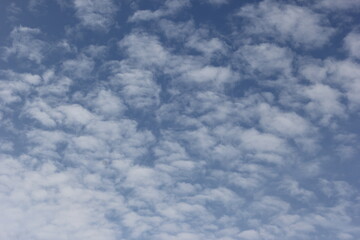 blue sky with clouds