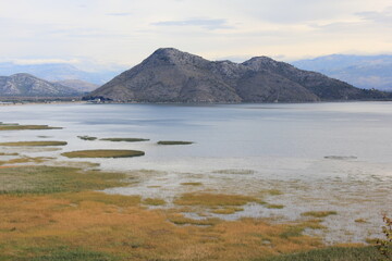 huge, famous lake called skadarsko jezero, Montenegro, Europe