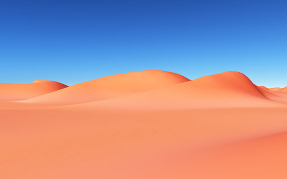 Sanddünen in einer Sandwüste