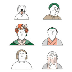 いろんな人と犬_モヤモヤ