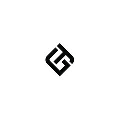 gr latter vector logo abstrack