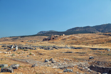 Ancient amphitheater near Pamukkale, Turkey