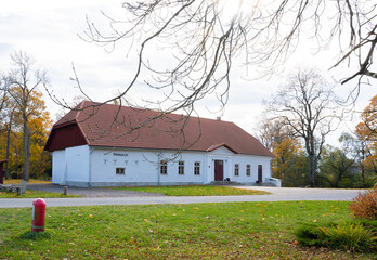 old farm in autumn