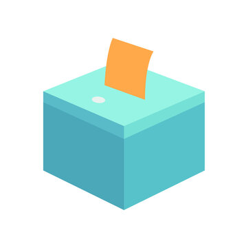 Ballot Vote Box Emoji Vector Feedback Input