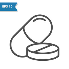  Pills, Medication, Drugs Icon