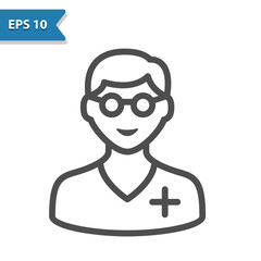 Doctor, Resident, Pharmacist, Dentist Icon