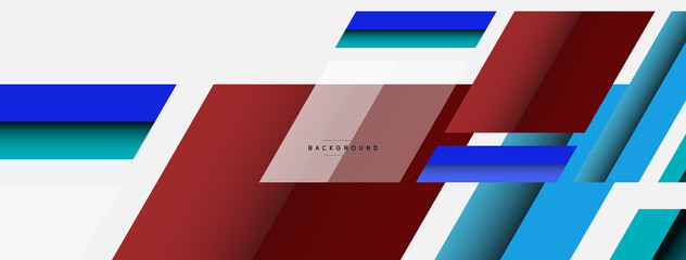 Background. Geometric diagonal square shapes and lines abstract composition. Vector illustration for wallpaper banner background or landing page