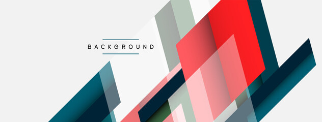 Background. Geometric diagonal square shapes and lines abstract composition. Vector illustration for wallpaper banner background or landing page