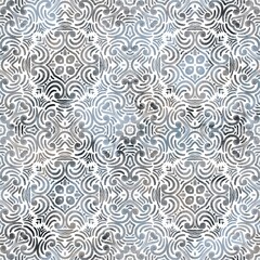 Seamless neutral and white grungy classic abstract surface pattern design for print. High quality illustration. Monochrome earth colored design with white pattern design overlay. Repeat graphic swatch