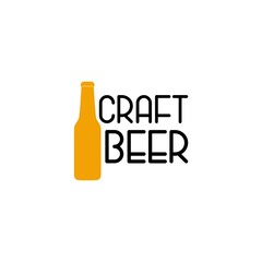 Craft Beer logo icon isolated on white background