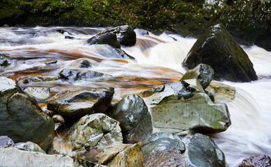 Conwy Falls in full flow