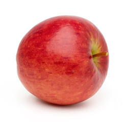 Fresh red apple isolated on white background,  With clipping path.