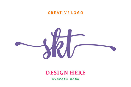 SKT lettering logo is simple, easy to understand and authoritative